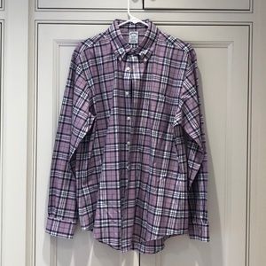 Brooks Brothers plaid button down size L